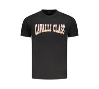 Cavalli Class - Cotton T-Shirt - -Tops -Uomo -Nero -L