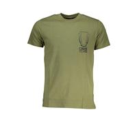 Cavalli Class - Cotton T-Shirt - -Tops -Uomo -Verde -2XL