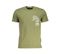 Cavalli Class - Cotton T-Shirt - -Tops -Uomo -Verde -L