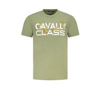 Cavalli Class - Cotton T-Shirt - - Tops - Uomo - Verde - M