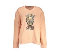 Cavalli Class - Elegante maglione in pile rosa - - Sweatshirts & Hoodies - Donna - Rosa - M