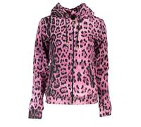 CAVALLI CLASS FELPA CON ZIP DONNA ROSA