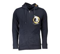 CAVALLI CLASS FELPA CON ZIP UOMO BLU