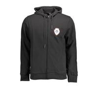 CAVALLI CLASS FELPA CON ZIP UOMO NERO TAGLIA = XL