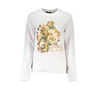 CAVALLI CLASS FELPA SENZA ZIP DONNA BIANCO TAGLIA = 2XL