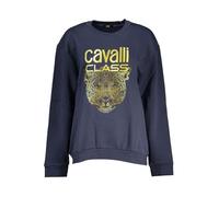 CAVALLI CLASS FELPA SENZA ZIP DONNA BLU