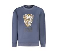 CAVALLI CLASS FELPA SENZA ZIP DONNA BLU TAGLIA = M
