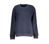Cavalli Class, ,Sweatshirts & Hoodies ,Donna ,Blu ,M Felpa a Maniche Lunghe