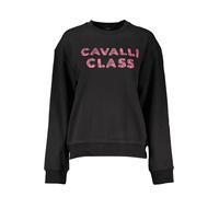 Cavalli Class, ,Sweatshirts & Hoodies ,Donna ,Nero ,S Felpa a maniche lunghe