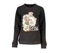 CAVALLI CLASS FELPA SENZA ZIP DONNA NERO TAGLIA = XS