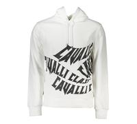 CAVALLI CLASS FELPA SENZA ZIP UOMO BIANCO