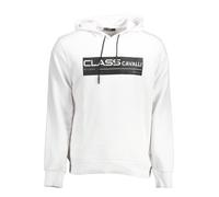 CAVALLI CLASS FELPA SENZA ZIP UOMO BIANCO