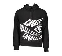 CAVALLI CLASS FELPA SENZA ZIP UOMO NERO