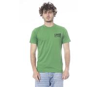Cavalli Class Green Cotton Men T-Shirt - XL