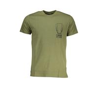 Cavalli Class Green Cotton T-Shirt - XL