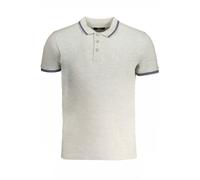 Cavalli Class Grigio Cotton Men Polo Shirt - XL