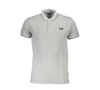 Cavalli Class Grigio Cotton Men Polo - XL
