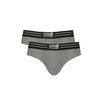 Cavalli Class Grigio Cotton Men's Underwear - S