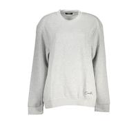 Cavalli Class Grigio Polyester Women Sweatshirt - M