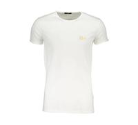 Cavalli Class - Magliette Bianca con Girocollo e Stampa Unica - -Tops -Uomo -Bianco -2XL