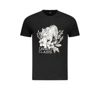 Cavalli Class - Magliette Uomo in Cotone Nera - - Tops - Uomo - Nero - L