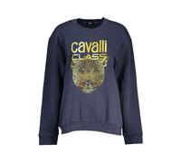 Cavalli Class - Maglione di cotone - - Sweatshirts & Hoodies - Donna - Blu - M