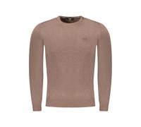 Cavalli Class Marrone Viscose Men's Sweater - M