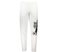 CAVALLI CLASS PANTALONE UOMO BIANCO