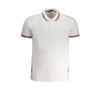 Cavalli Class - Polo in Cotone Bianco con Dettagli a Contrasto - - Tops - Uomo - Bianco - 2XL