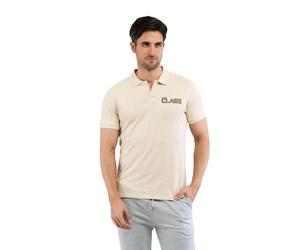 Cavalli Class - Polo Shirt - - Tops - Uomo - Beige - M
