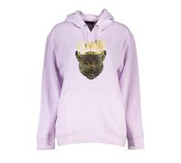 Cavalli Class Purple Cotton Women Sweater - XXL