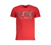 Cavalli Class Red Cotton Men T-Shirt - XL