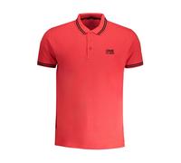 Cavalli Class Red Cotton Mens Polo Shirt - XXL