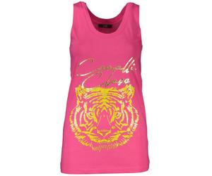 Cavalli Class Rosa Cotton Female Tank Top - S