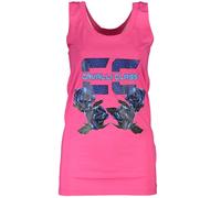Cavalli Class Rosa Cotton Women Tank Top - M