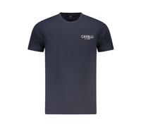 Cavalli Class - T-shirt Blu Ricamata - -Tops -Uomo -Nero -2XL