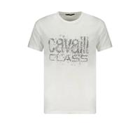 Cavalli Class, ,Tops ,Uomo ,Bianco ,M Cotton T-Shirt