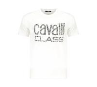 Cavalli Class - T-shirt con stampa distintiva - -Tops -Uomo -Bianco -L