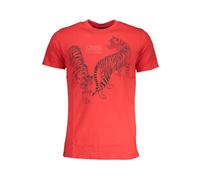 Cavalli Class - T-Shirt con stampa logo - - Tops - Uomo - Rosso - XL