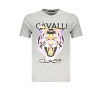 Cavalli Class, ,Tops ,Uomo ,Grigio ,L T-Shirt Girocollo