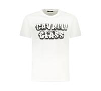 Cavalli Class - T-shirt Grafica con Stampa Audace - - Tops - Uomo - Bianco - 2XL