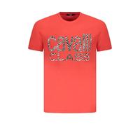 Cavalli Class - T-shirt Logo Zebra Rossa - -Tops -Uomo -Rosso -L