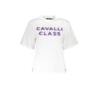 Cavalli Class, ,Tops ,Donna ,Bianco ,S T-shirt a Maniche Corte