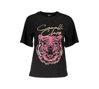 CAVALLI CLASS T-Shirt Maniche Corte Donna Nero L