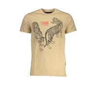 CAVALLI CLASS T-SHIRT MANICHE CORTE UOMO BEIGE TAGLIA = L