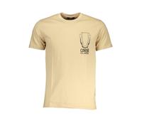CAVALLI CLASS T-SHIRT MANICHE CORTE UOMO BEIGE TAGLIA = L