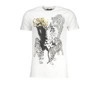 CAVALLI CLASS T-SHIRT MANICHE CORTE UOMO BIANCO