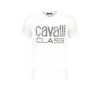Cavalli Class - T-shirt con stampa distintiva - -Tops -Uomo -Bianco -XL