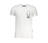 CAVALLI CLASS T-SHIRT MANICHE CORTE UOMO BIANCO TAGLIA = 2XL