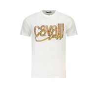 Cavalli Class, ,Tops ,Uomo ,Bianco ,L Elegante Logo Tee